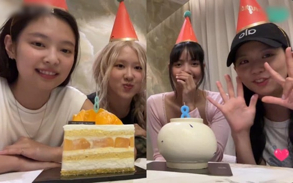 BLACKPINK tề tựu đủ 4 người mừng sinh nhật nhóm 8 tuổi, đang livestream vui thì phát hiện 1 chi tiết bất ổn