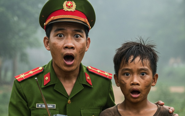 Cậu bé nhặt rác vô tình nhặt được chiếc đài cũ phát ra âm thanh kỳ lạ
