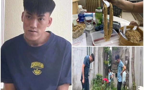 Thu hồi 4,2 cây vàng cùng 16 triệu đồng tiền mặt do một thanh niên sinh năm 2003 giấu trên nóc nhà