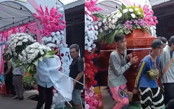 Đoàn đưa tang đi băng qua rạp cưới, lý do gây xúc động